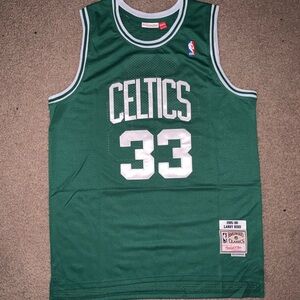 Larry Bird Boston Celtics Mitchell & Ness Green Celtics Jersey